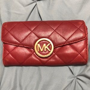 Michael Kors Red Wallet